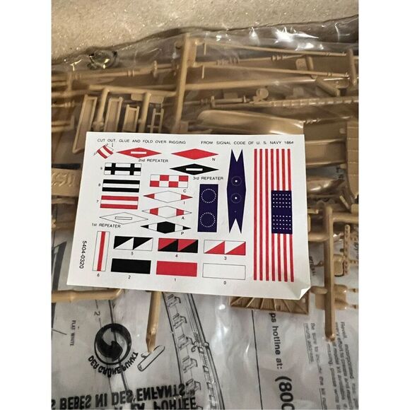 U.S.S. Constitution "Old Ironsides" Model Kit By Revell 85-5404  New Open Box - Picture 7 of 10